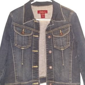 Dark wash denim jacket